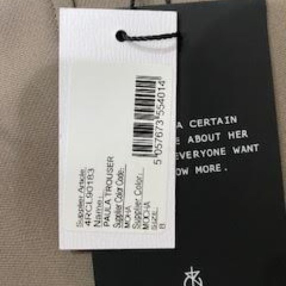 - NWT-4th & Reckless High Rise Straight Leg Trouser - Picture 8 of 9